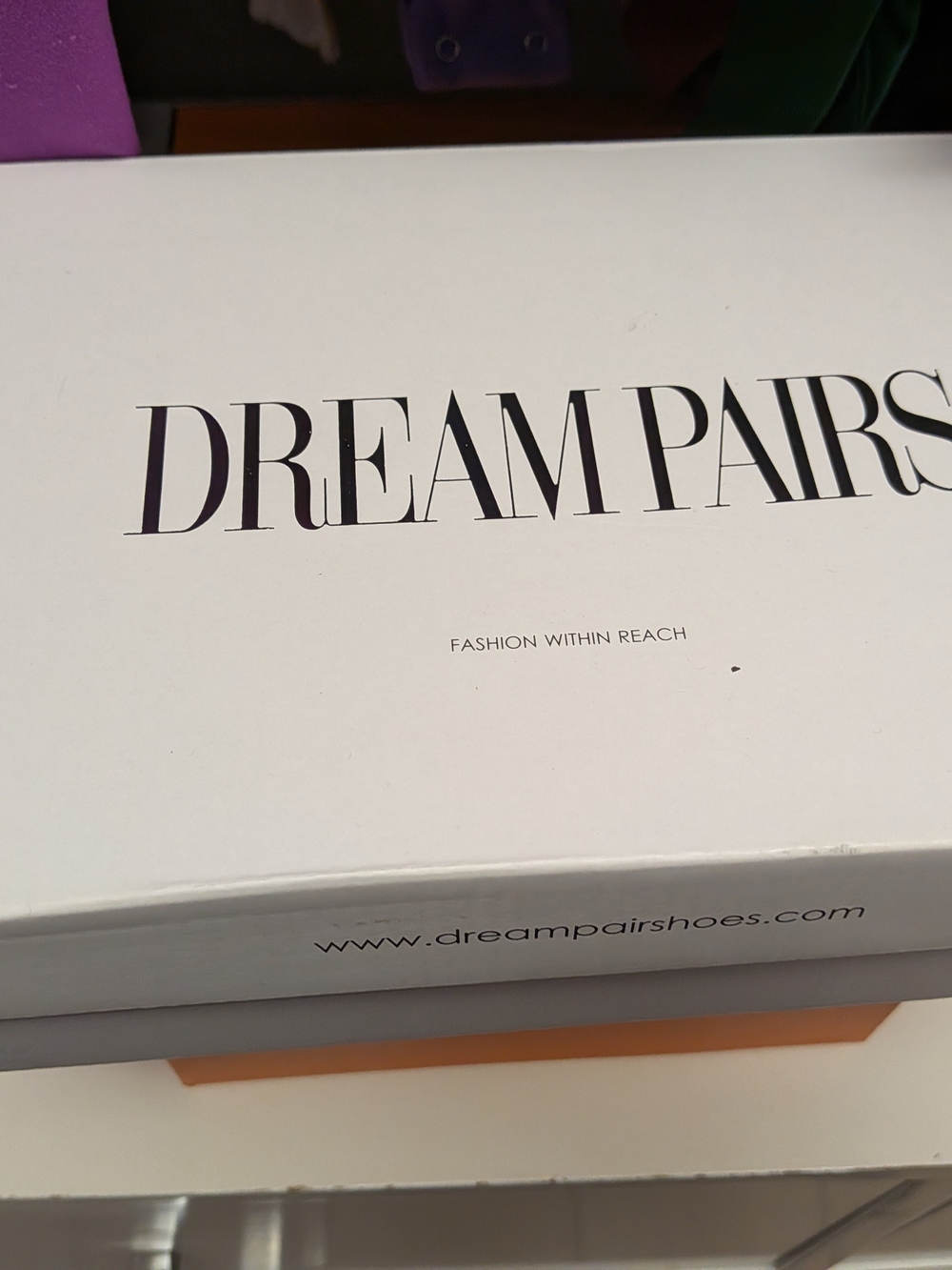 Dream Pairs White Shoe Box - Dream Pairs Branding